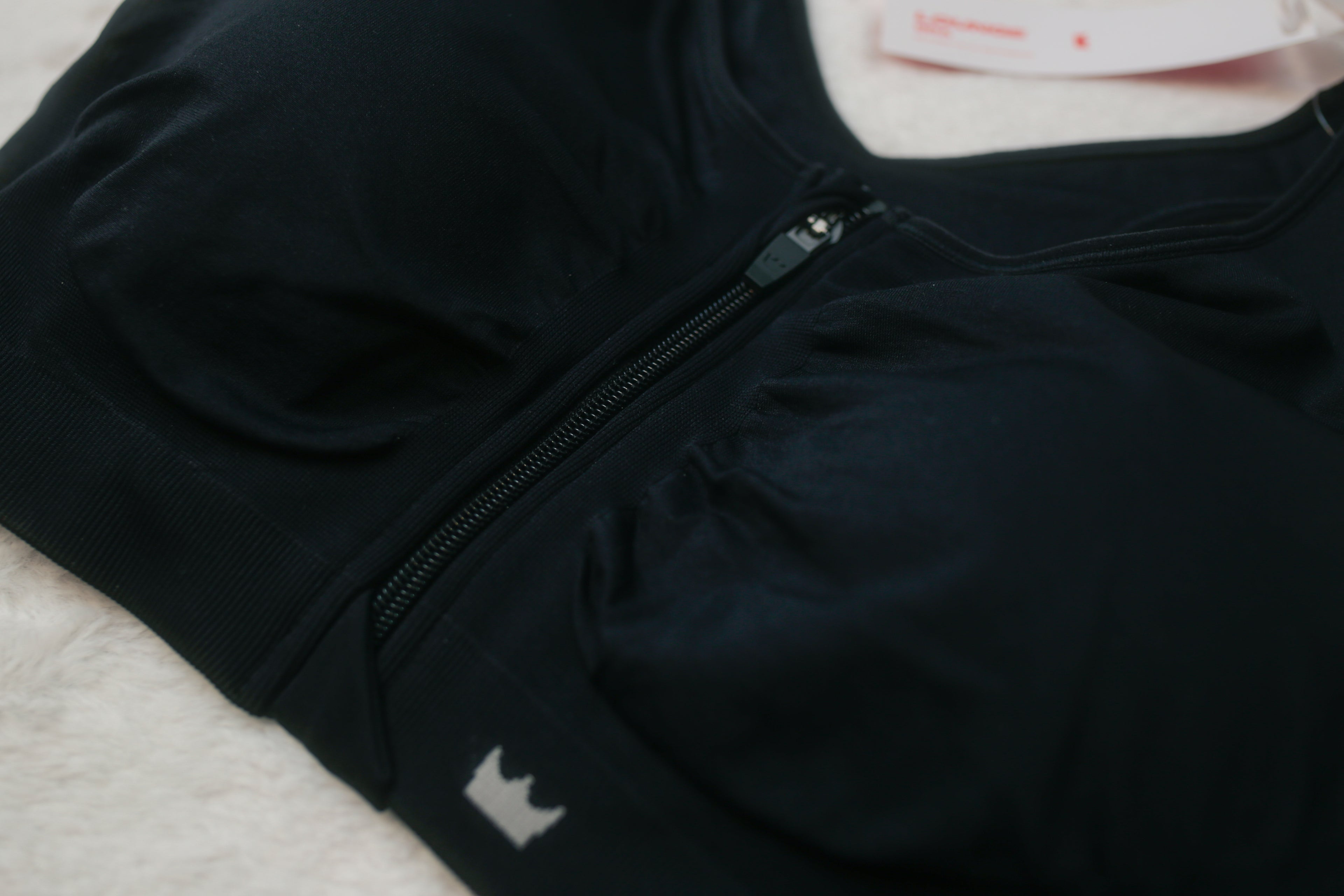 Shefit 2Luxe Lounge Wireless Comfort Front-zip Low-impact Sports Bra Black NEW