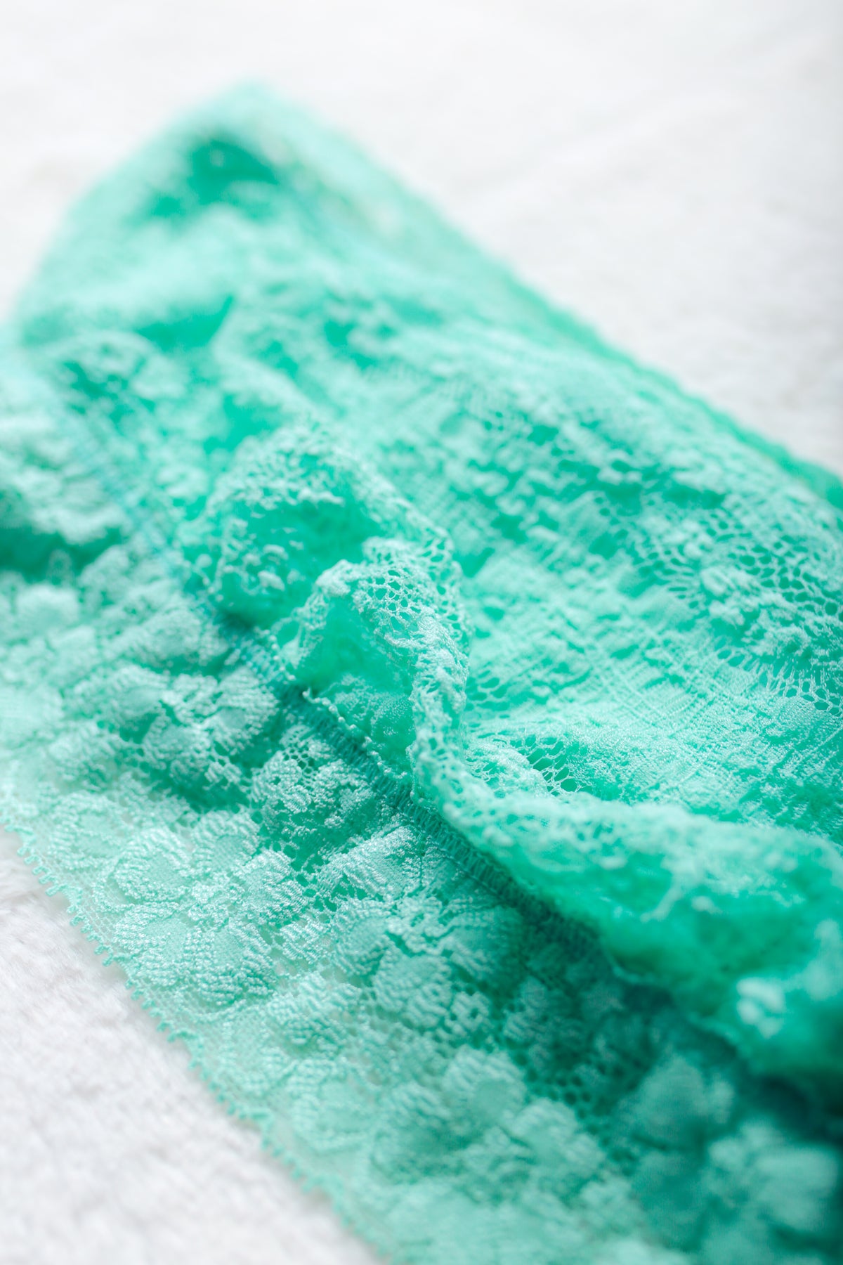 Free People Intimately Unlined Stretch Lace Bralette Bra Green Small