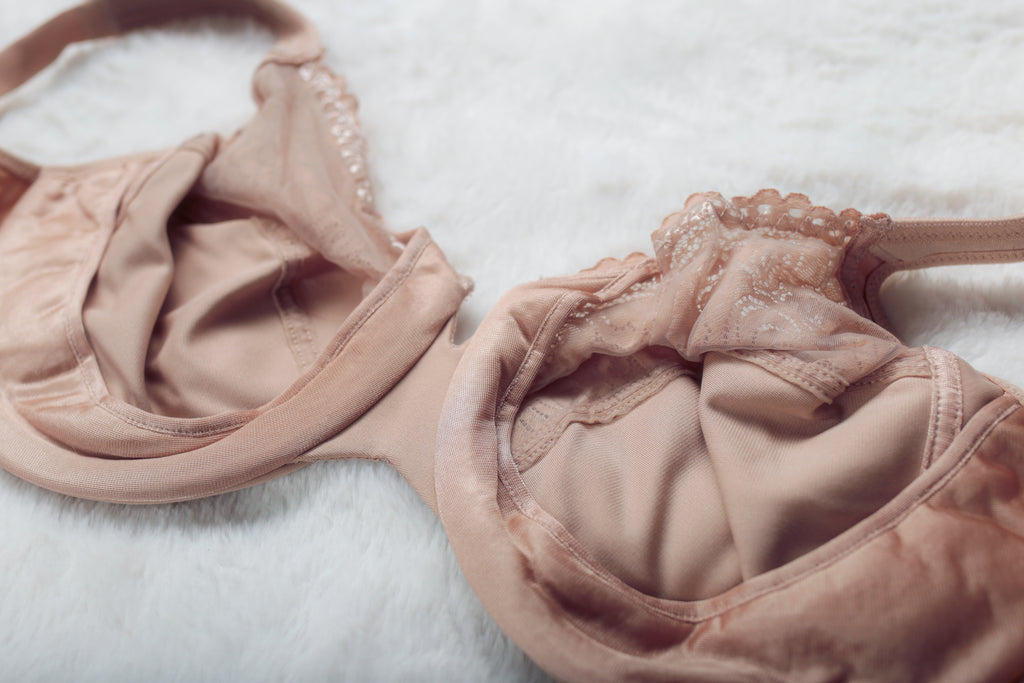 Glamorise US 36G UK 36F WonderWire Low Cut Lace Full Coverage Underwire Bra Beige 1240