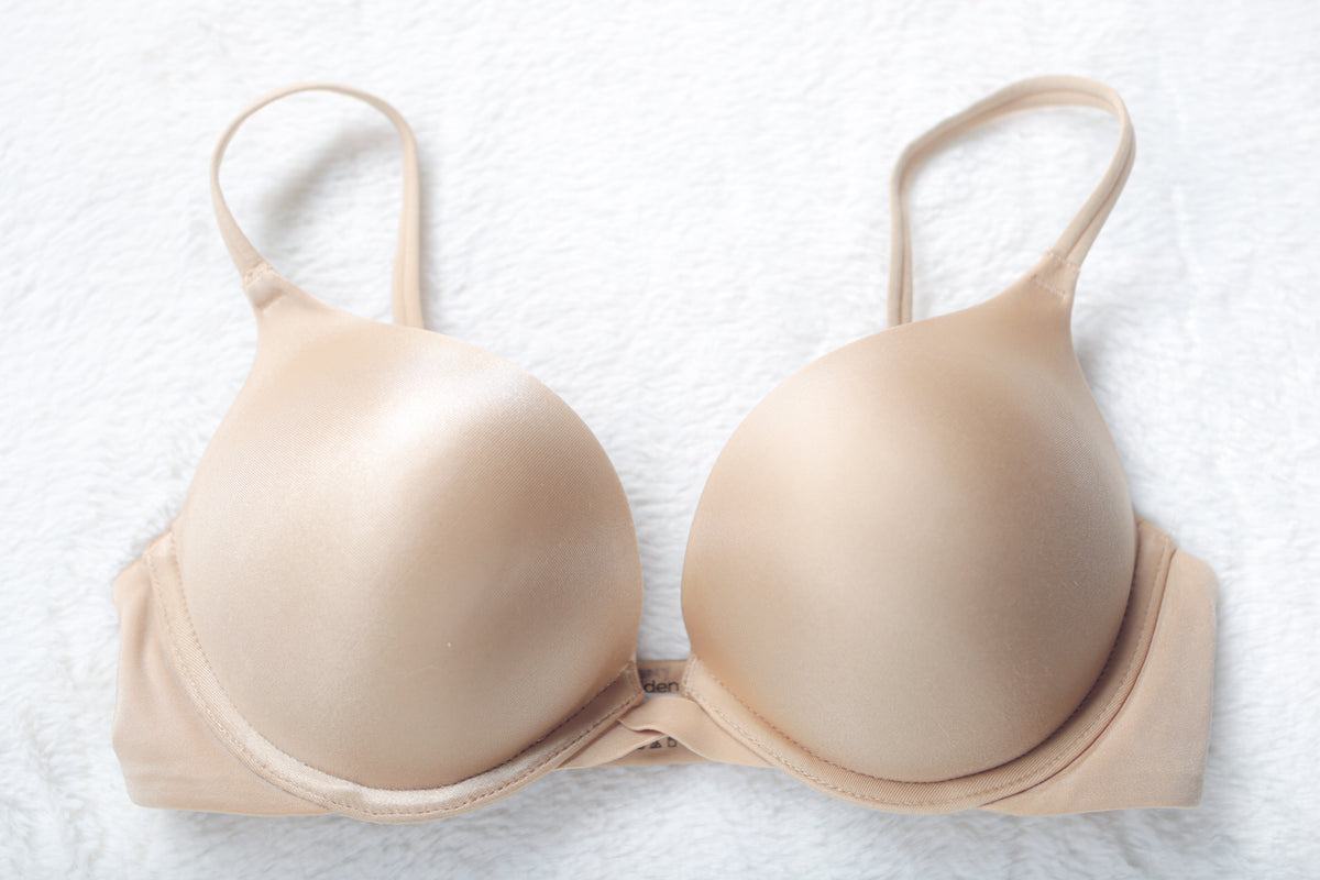 Maidenform Padded Push-up Underwire T-shirt Bra Beige 32B