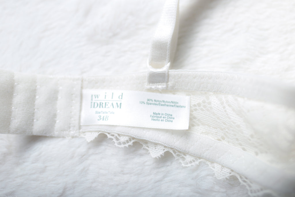 Wild Dream Padded Push-up Underwire T-shirt Bra White 34B