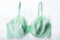 Wacoal Classic Floral Lace 851127 Unlined Full Coverage Underwire Bra Green 38D