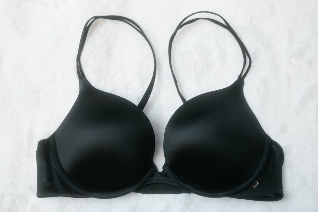 Victoria's Secret 32C Very Sexy Multi-way Push-up Underwire T-shirt Bra Black