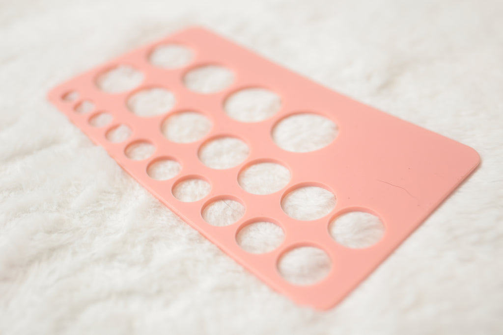 Silicone Nipple Measurement Ruler Tool for Flange Sizing