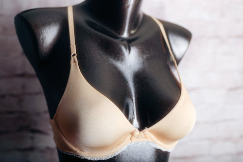 Elle MacPherson Unlined Seamless Demi Underwire T-shirt Bra Beige 32B