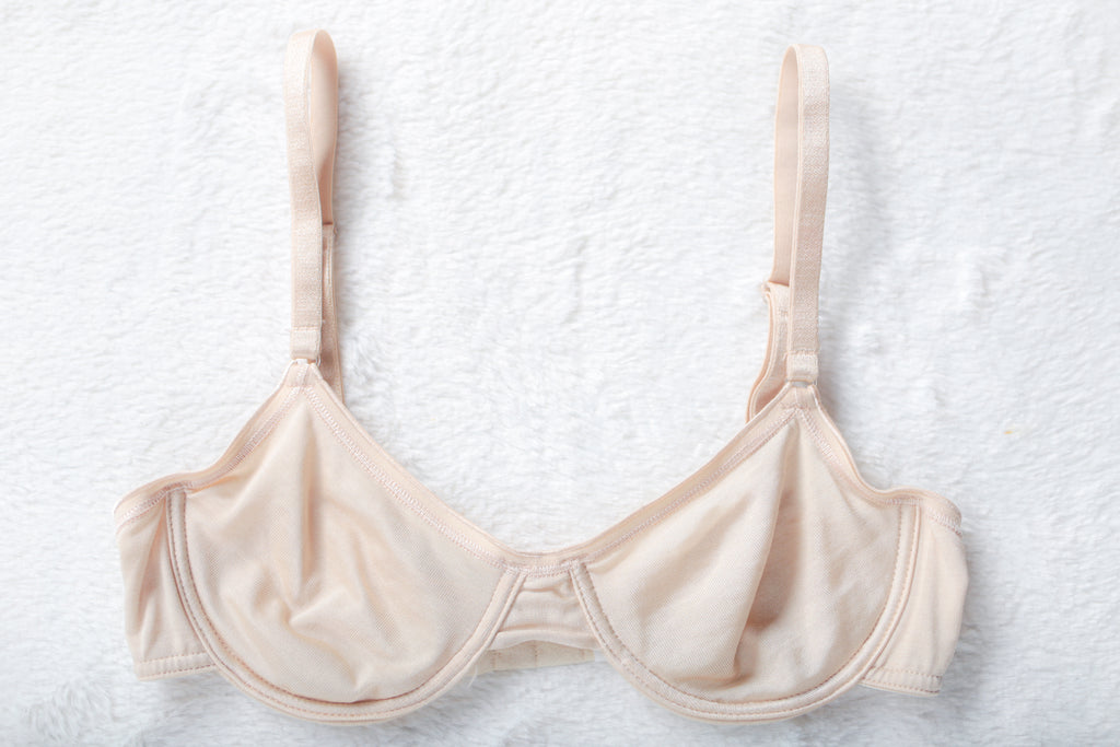 Hanro Vintage Unlined Seamless Underwire T-shirt Bra Beige 30A