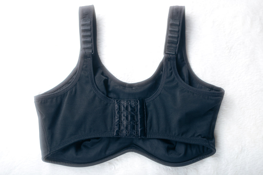 Wacoal Simone Sport Underwire 855170 Sports Bra Black US 36DDD UK 36E