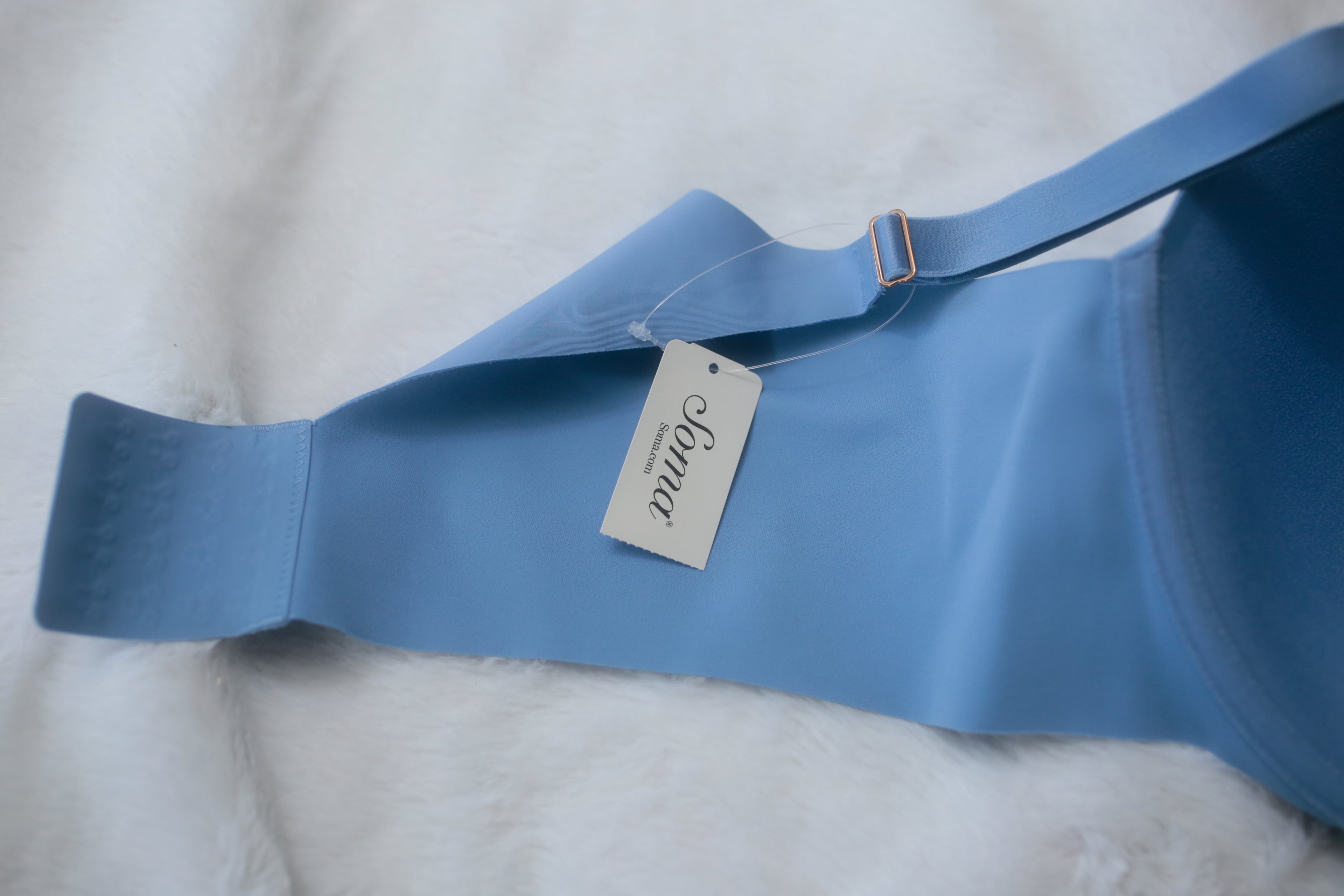 Soma 44DDD Vanishing 360 Perfect Coverage Underwire T-shirt Bra Blue NEW