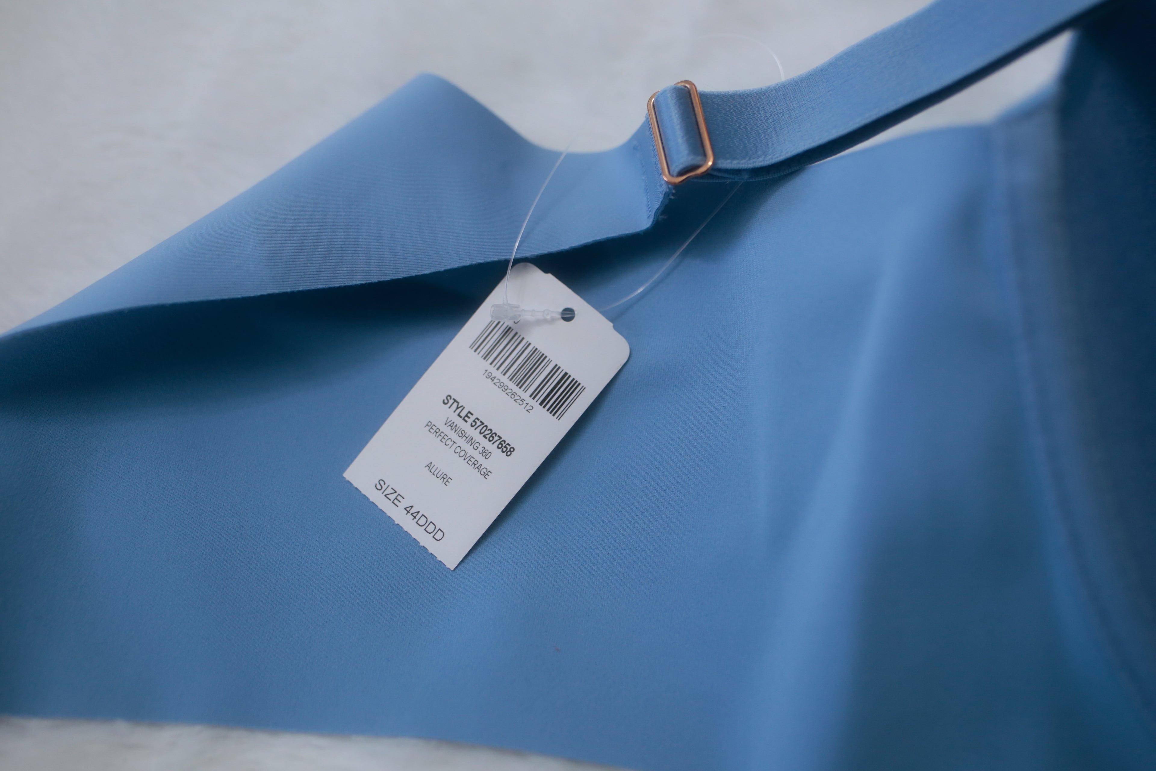 Soma 44DDD Vanishing 360 Perfect Coverage Underwire T-shirt Bra Blue NEW