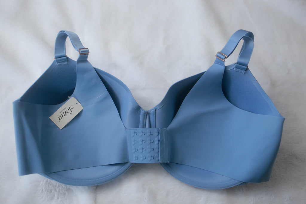 Soma 44DDD Vanishing 360 Perfect Coverage Underwire T-shirt Bra Blue NEW