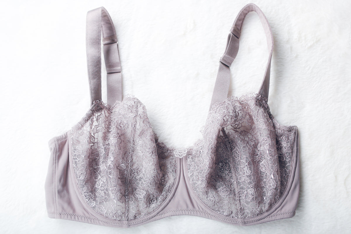 Aubade Secret de Charme Comfort Half Cup Bra Mondaine Mauve 36G