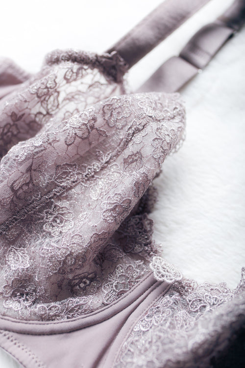 Aubade Secret de Charme Comfort Half Cup Bra Mondaine Mauve 36G