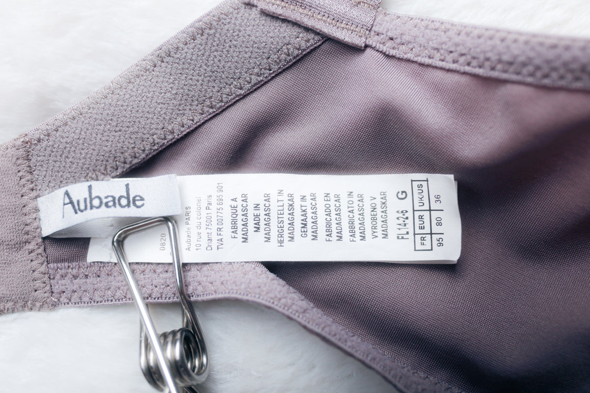 Aubade Secret de Charme Comfort Half Cup Bra Mondaine Mauve 36G