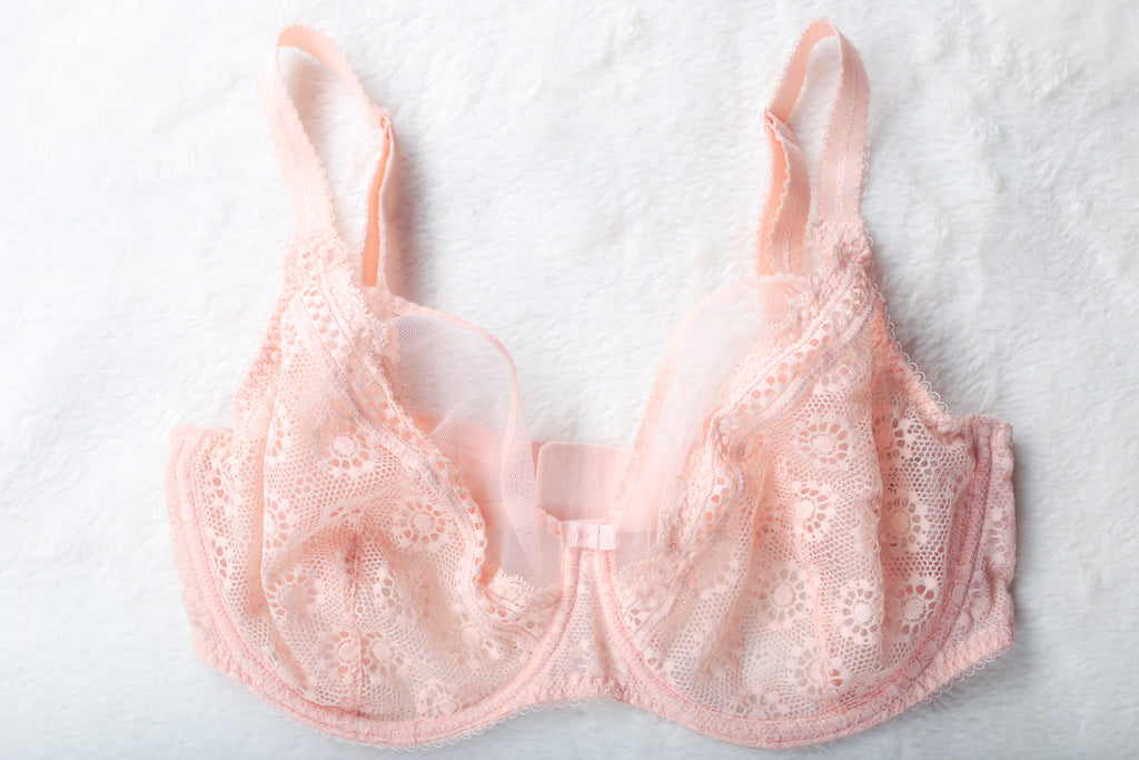 Freya AA5211 Love Note High Apex Unlined Plunge Bra Pink US 34H UK 34FF