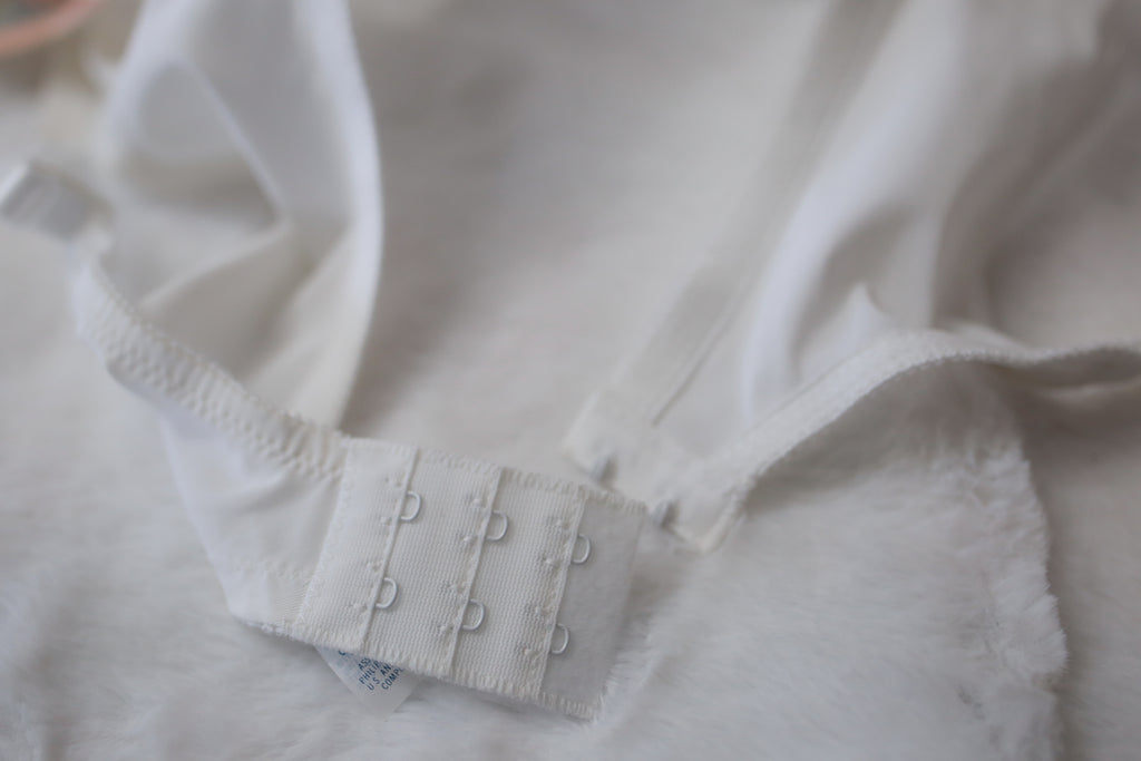 Adonna 36C Vintage 4551 Underwire Bra White Satin Sheer Lace NEW