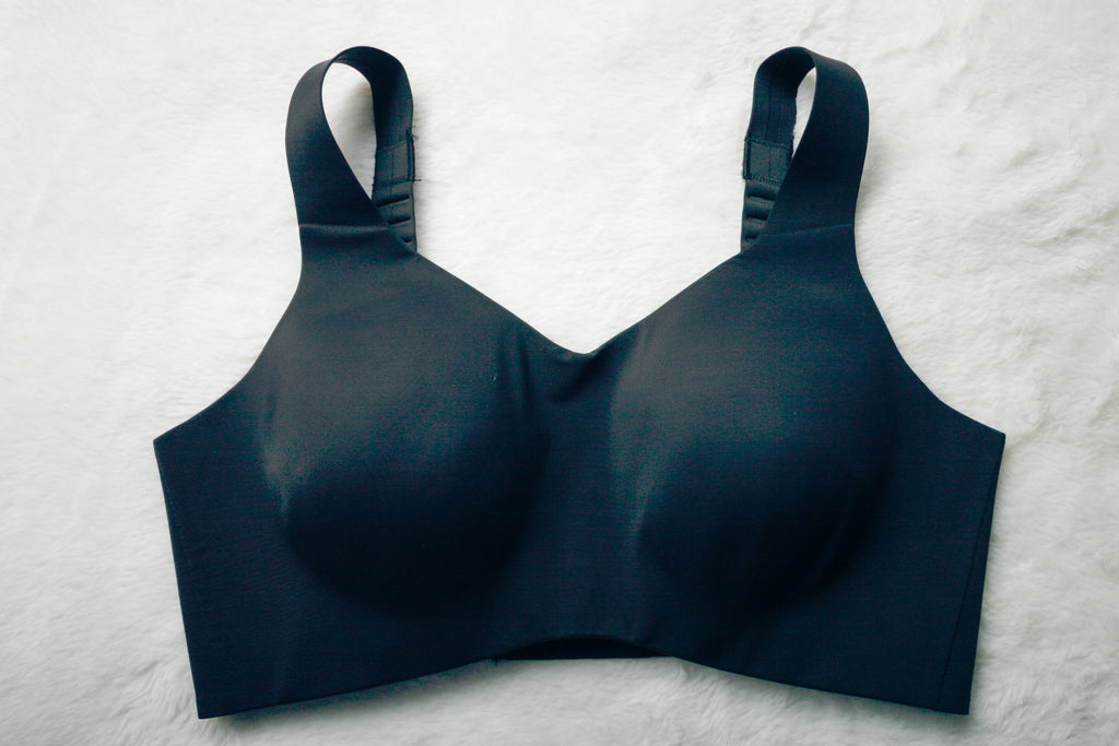 Knix 6 32DD 34DD 32DDD 32E Catalyst Seamless Wireless Contour Sports Bra Black