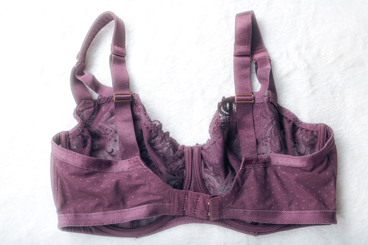 Aubade Femme Passion Comfort Half Cup Bra Purple 36G