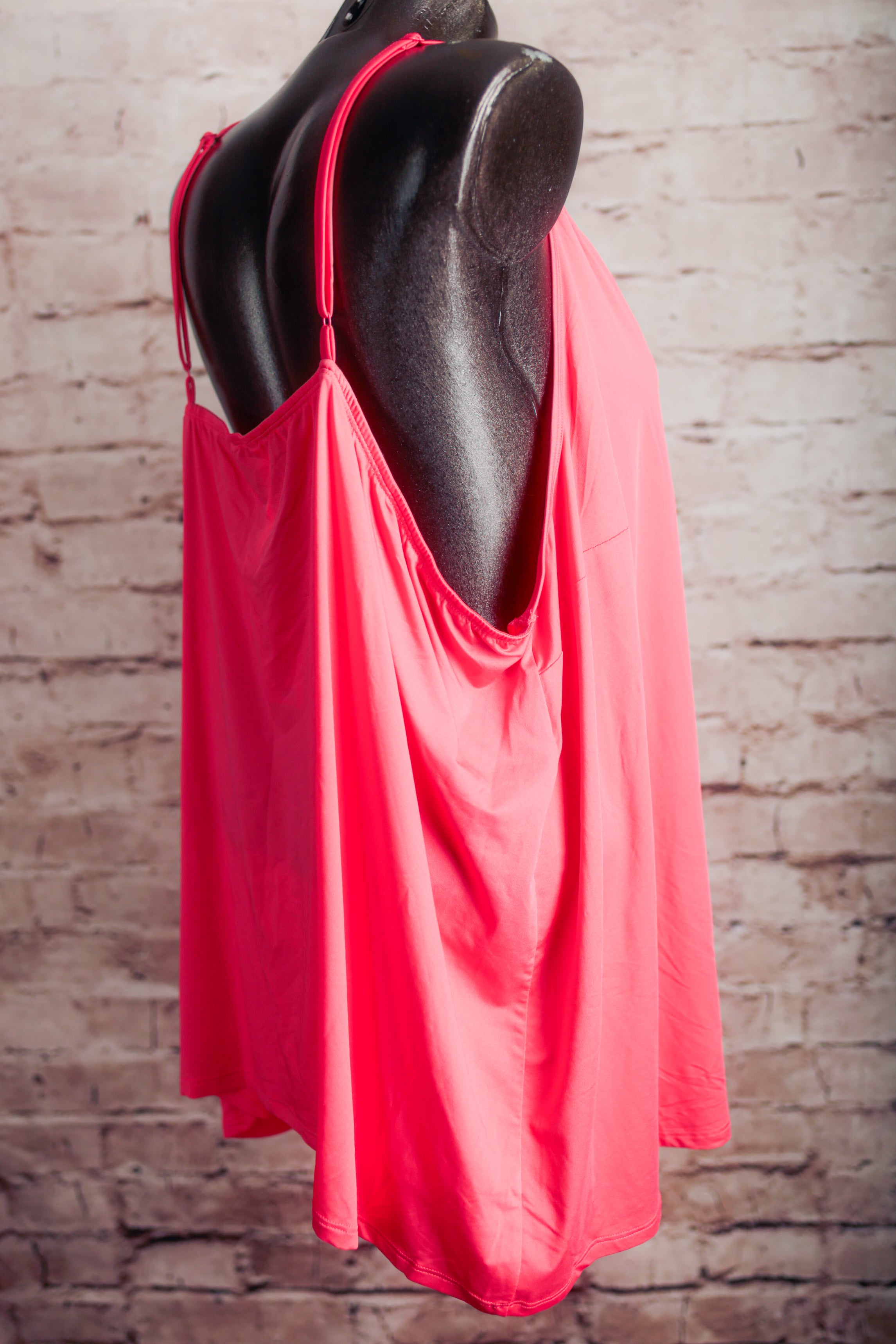 Sleep by Cacique Dreamycool Comfy Sleep Cami Top Pink Knit Size 30 / 32 5XL NEW