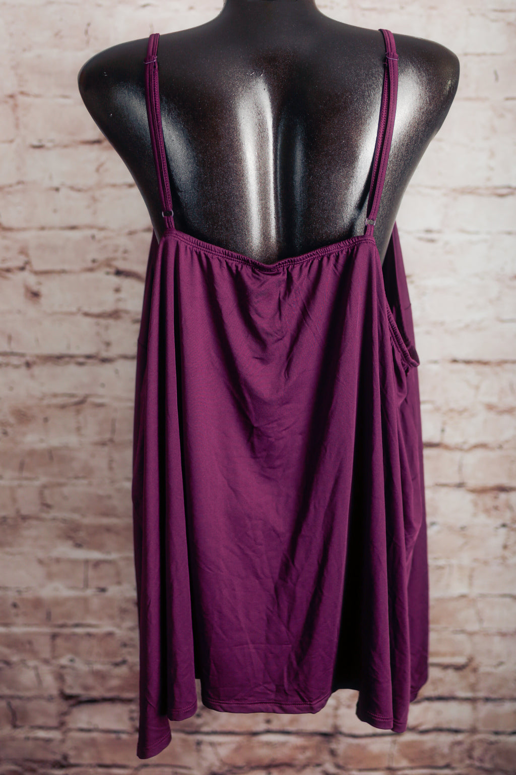 Sleep by Cacique Dreamycool Comfy Sleep Cami Top Purple Knit Size 30 / 32 5XL NEW