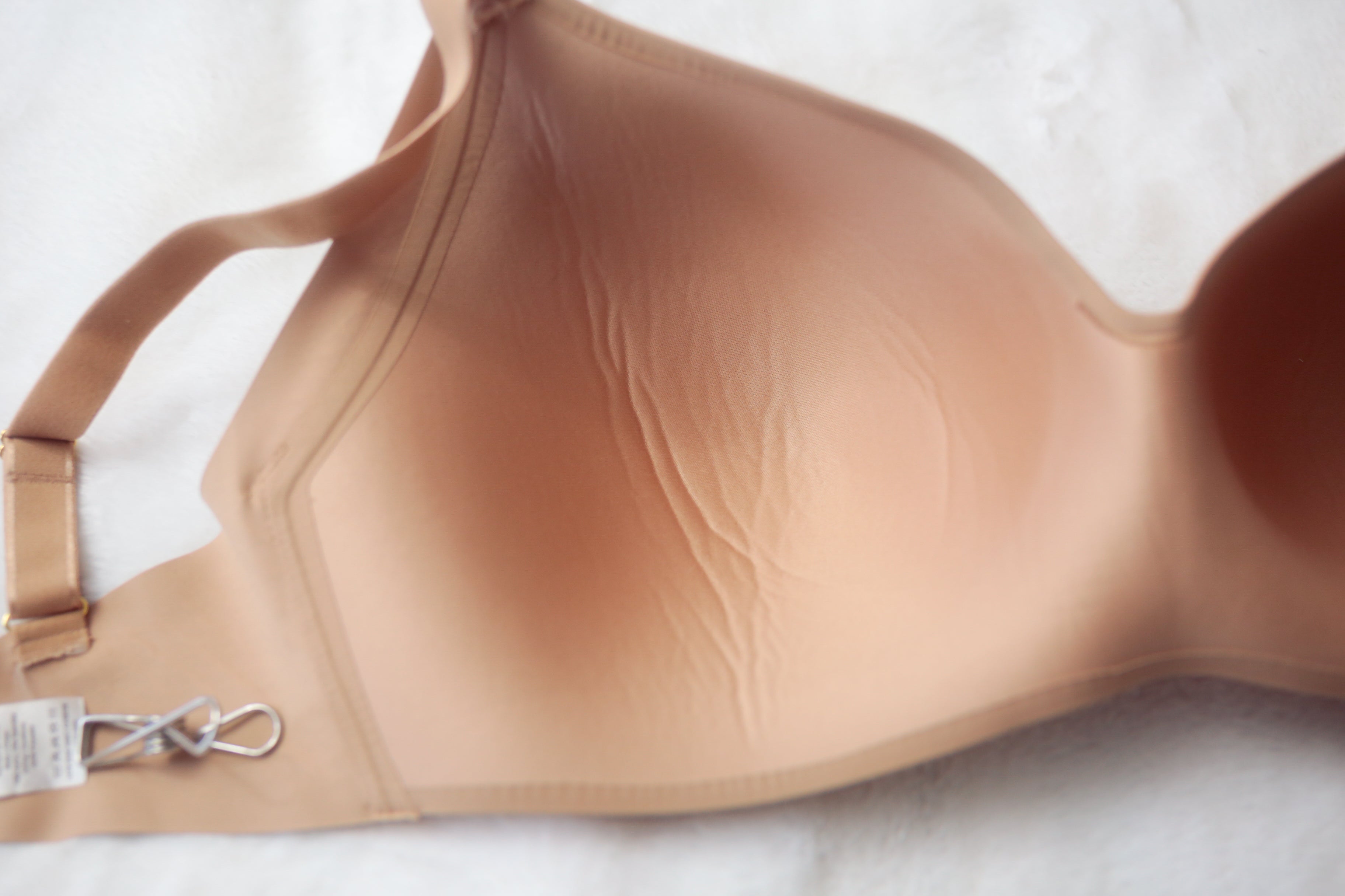 Knix 7++ 36G 38G 36H 38H Good to Go Seamless Wireless Contour T-shirt Bra Beige NEW