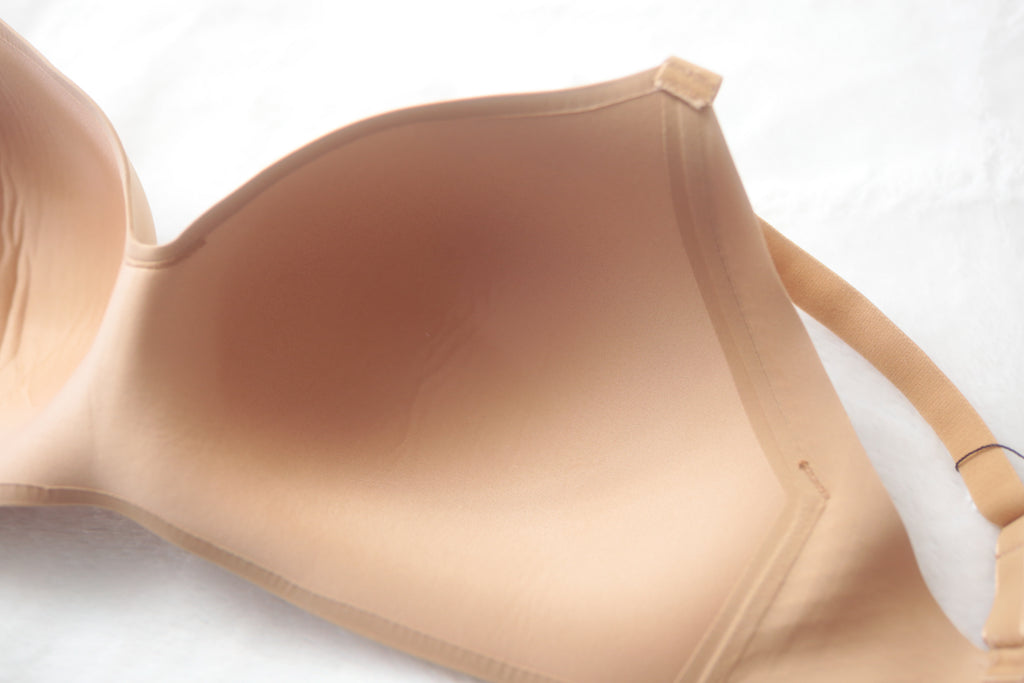 Knix 7++ 36G 38G 36H 38H Good to Go Seamless Wireless Contour T-shirt Bra Beige NEW