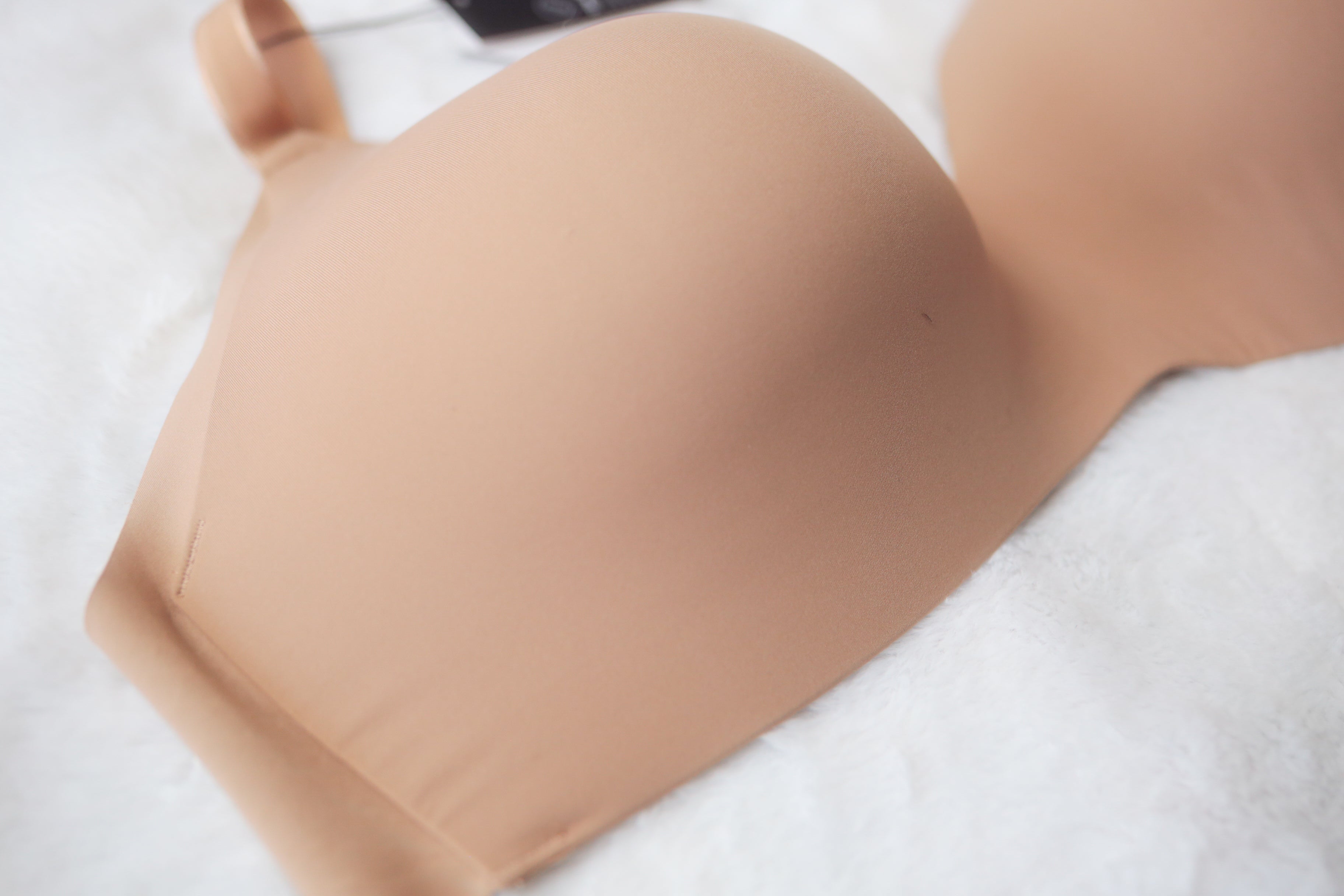 Knix 7++ 36G 38G 36H 38H Good to Go Seamless Wireless Contour T-shirt Bra Beige NEW