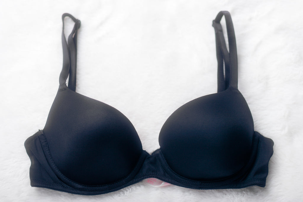 Pink by Victoria's Secret 32A Wear Everywhere Lightly Lined T-shirt Bra Black