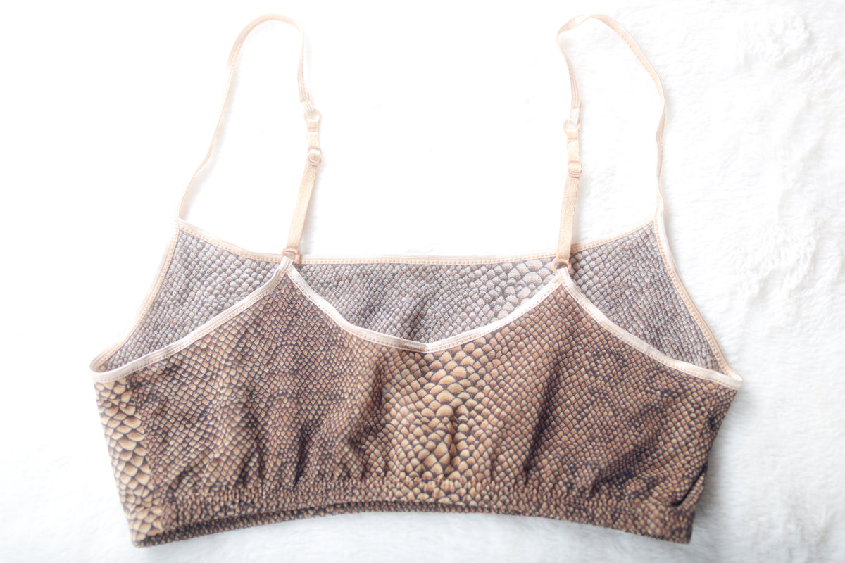 Victoria's Secret Vintage 90s Unlined Cheetah Bralette Medium