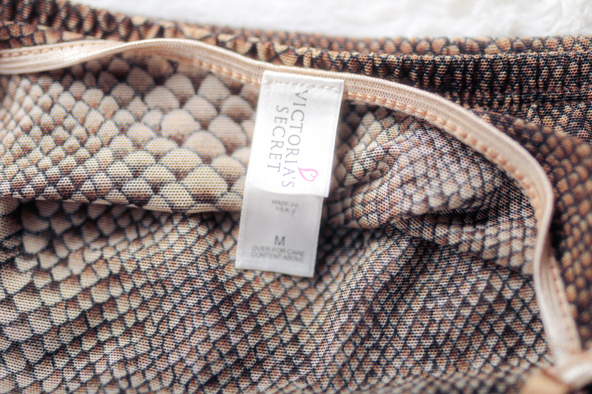 Victoria's Secret Vintage 90s Unlined Cheetah Bralette Medium