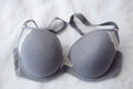Freya 34G UK 34F Deco Delight Plunge AA1561 Underwire T-shirt Bra Grey