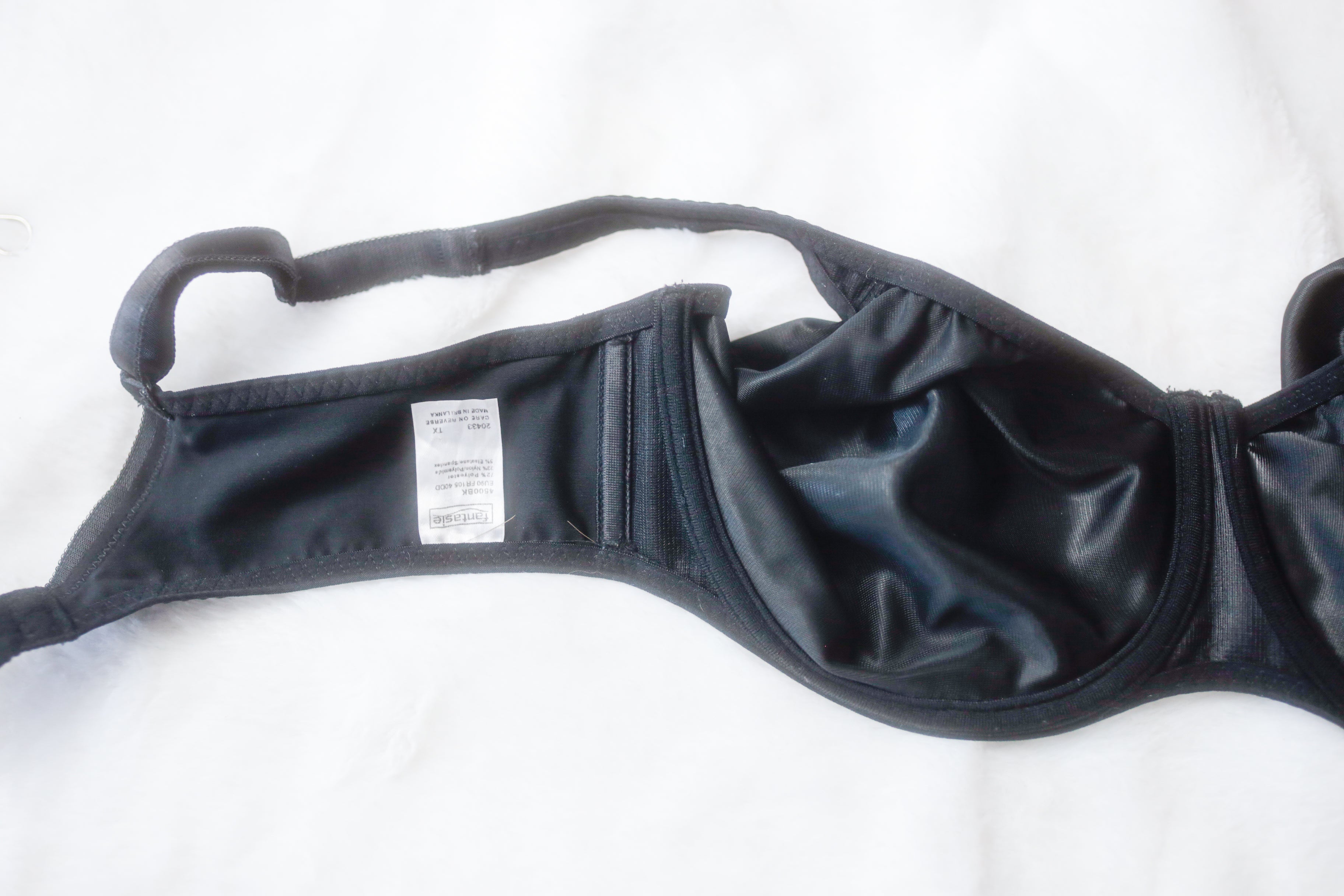 Fantasie 40DD Smoothing Moulded 4500 Underwire Bra Black