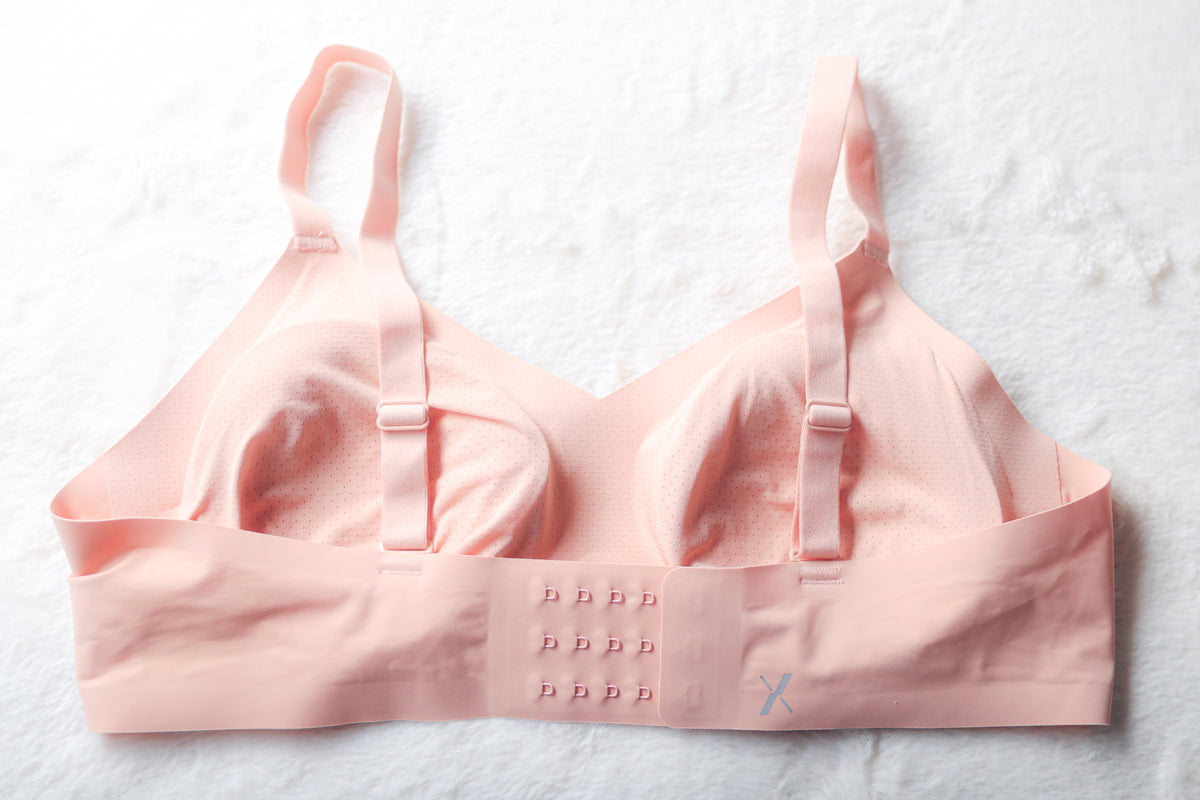 Knix 5 Seamless Wireless Contour Bra Beige 38C 40C 36D 38D