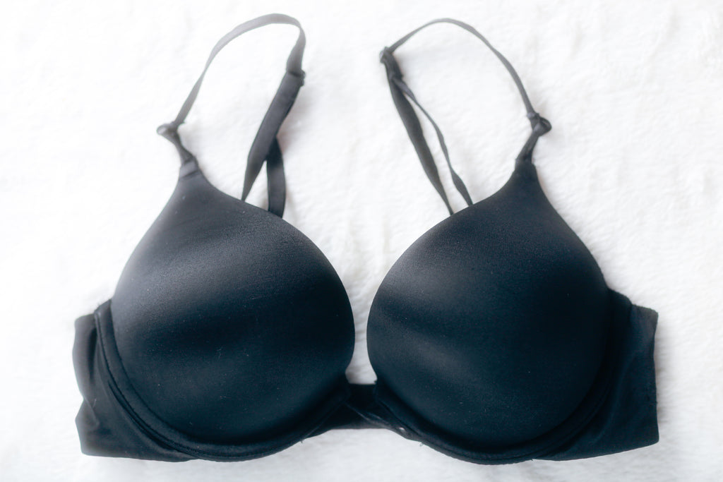 Victoria's Secret Bombshell Plunge Push-up Bra Black 32B