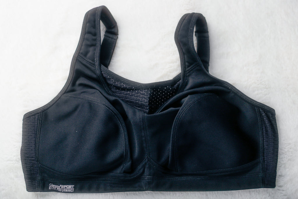 Glamorise 40C No Bounce Camisole Elite Wireless Sports Bra Black 1067