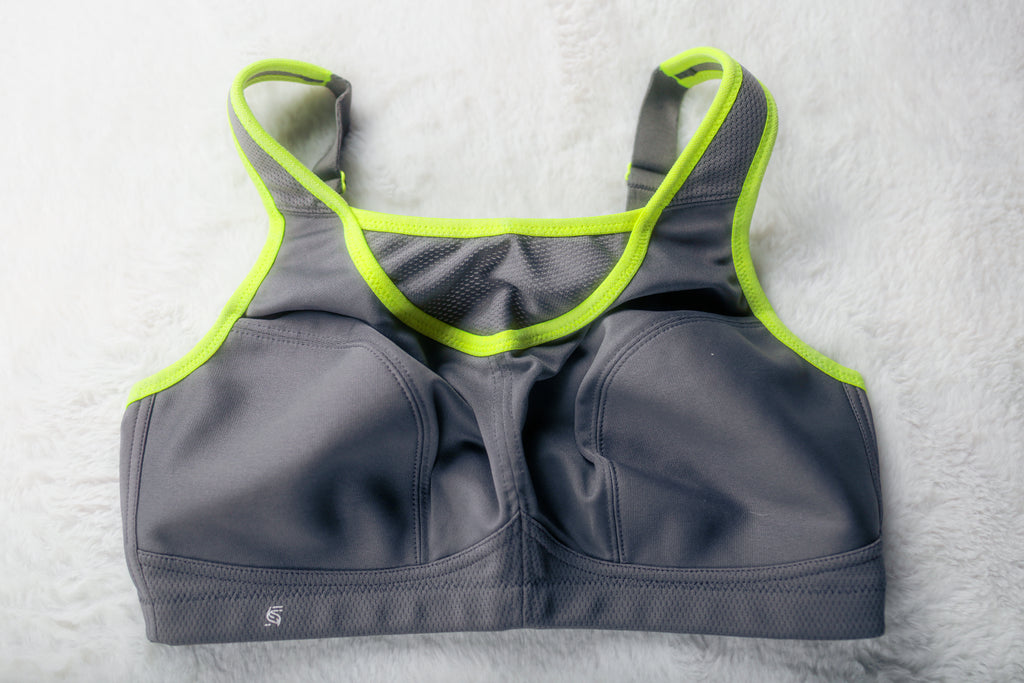 Glamorise 36D No Bounce Camisole Wireless Sports Bra Gray 1066