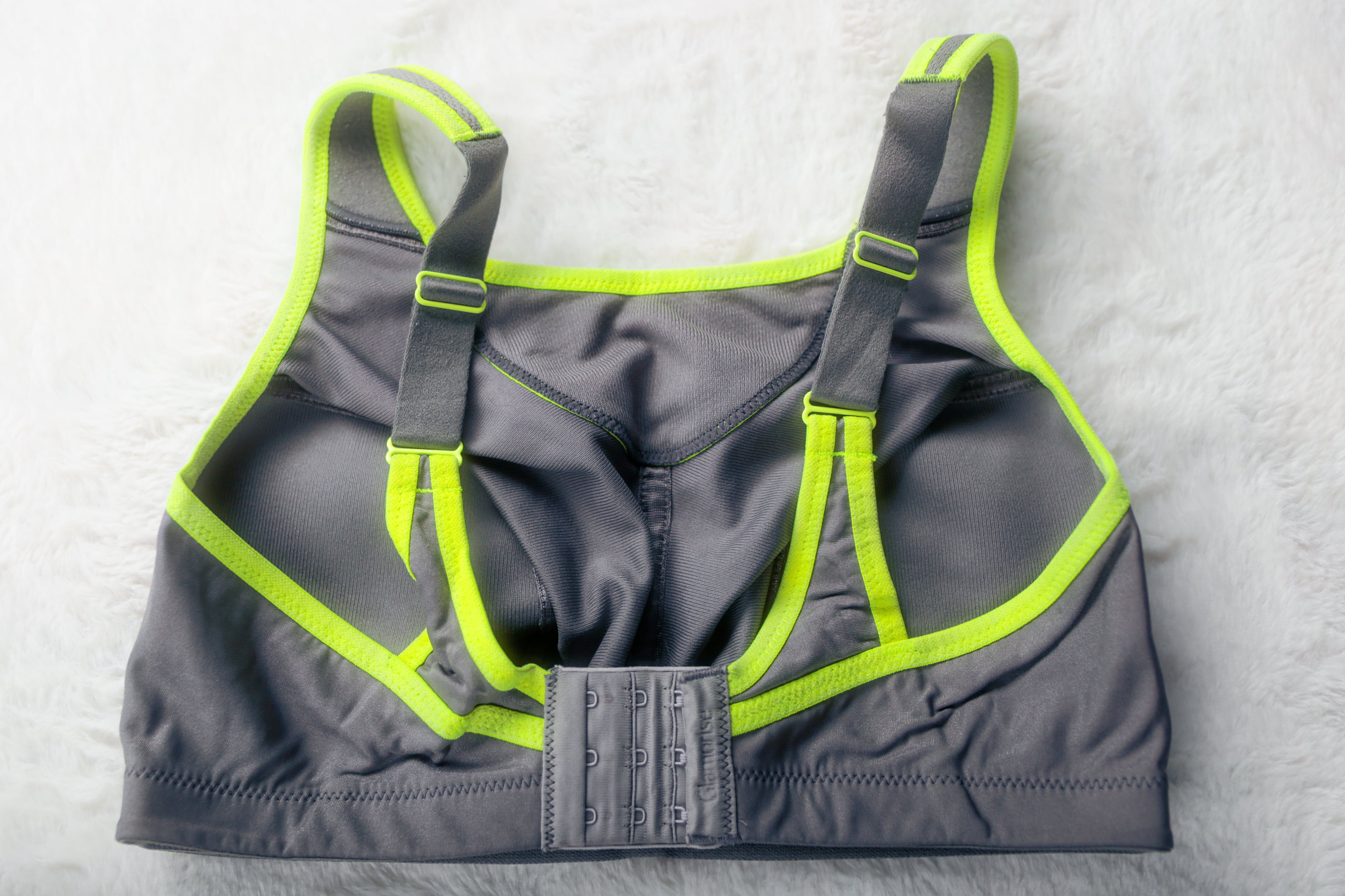 Glamorise 36D No Bounce Camisole Wireless Sports Bra Gray 1066