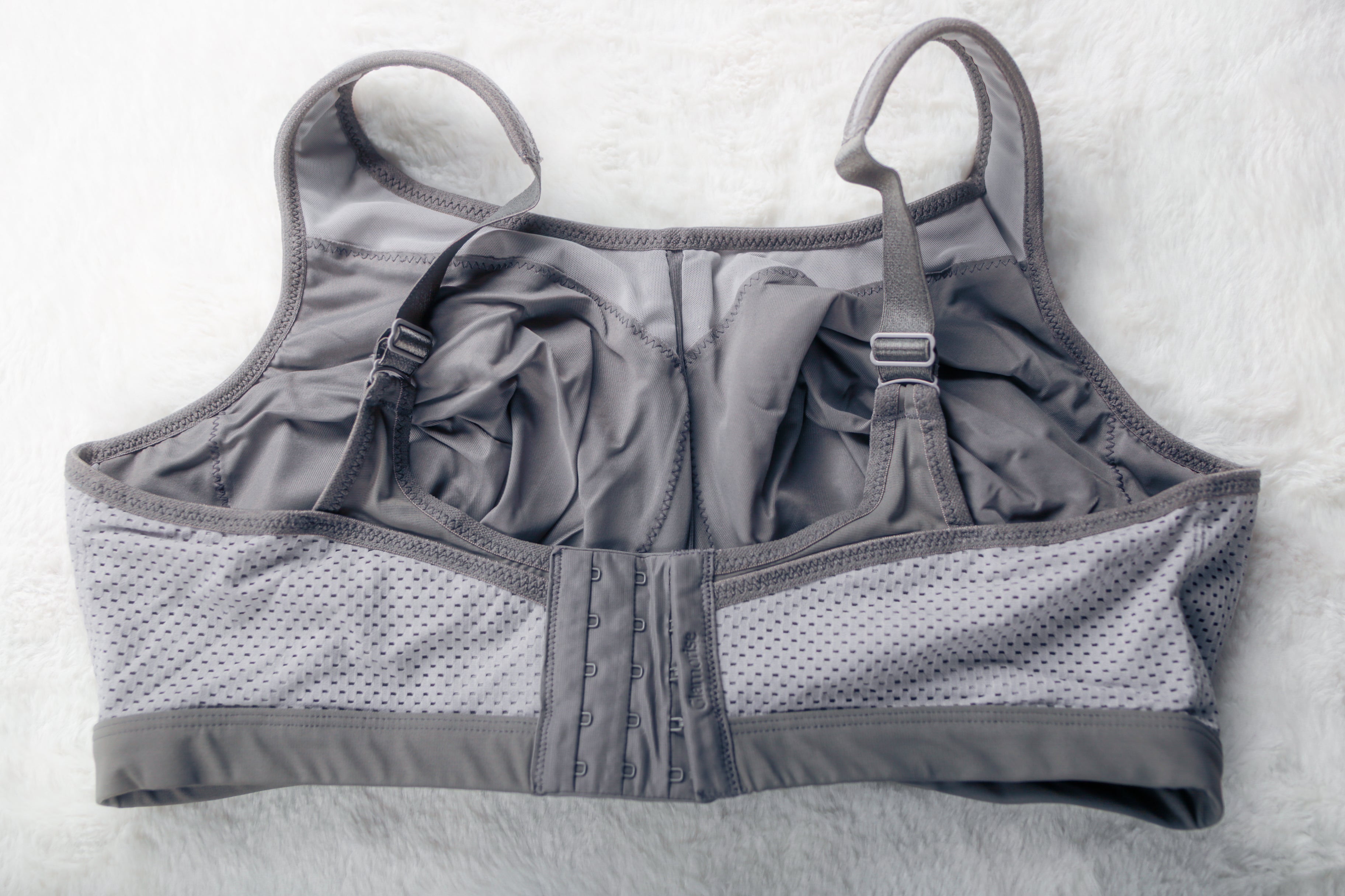 Glamorise 40G Underwire High Impact Sports Bra Gray 9066