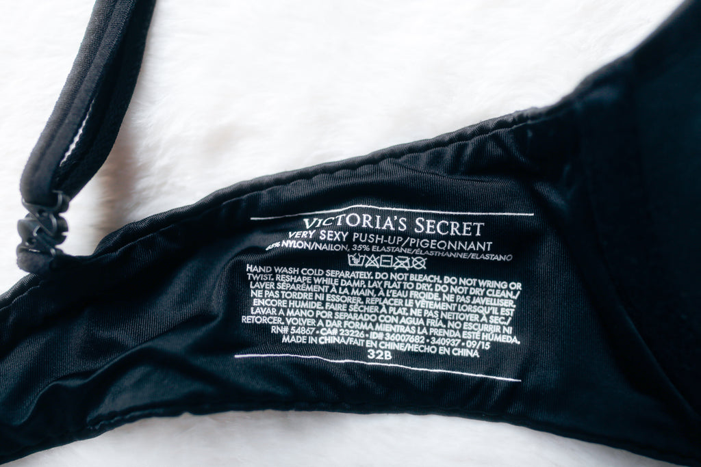 Victoria's Secret Very Sexy Padded Push-up Bra Black 32B