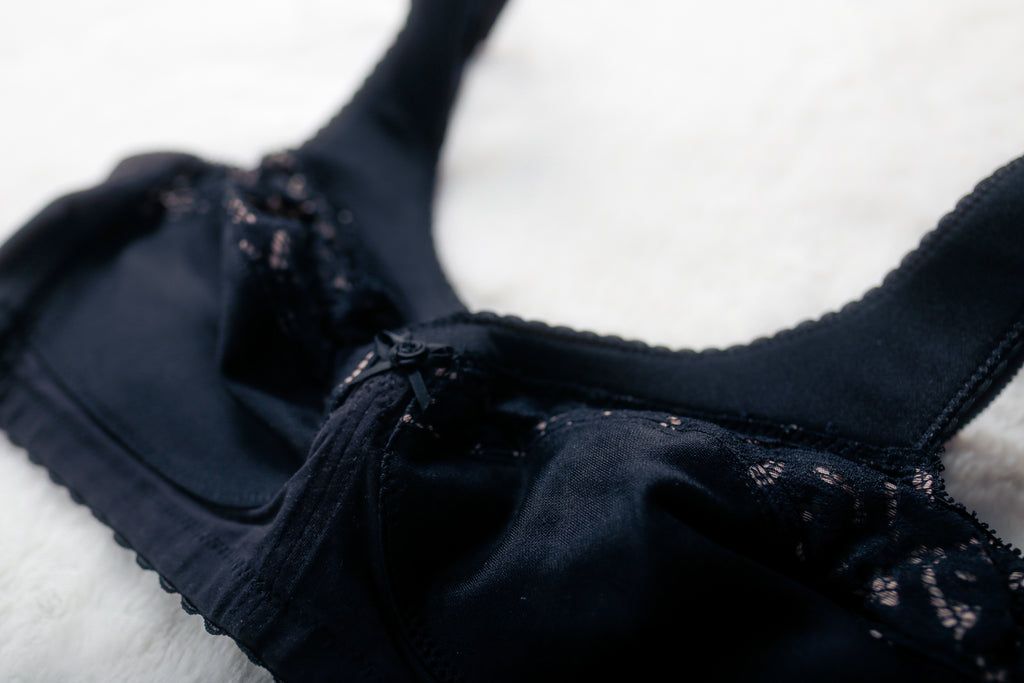 Glamorise 38B MagicLift Cotton Soft Cup Full Coverage Wireless Bra Black 1001