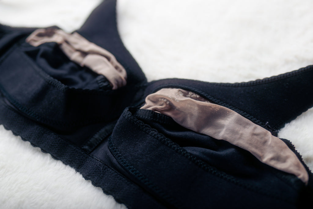 Glamorise 38B MagicLift Cotton Soft Cup Full Coverage Wireless Bra Black 1001