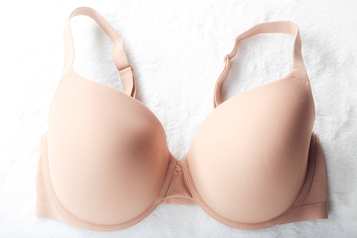 Wacoal Shape Revolution Shallow Top 853387 Underwire T-shirt Bra Beige US 38DDD UK 38E NEW