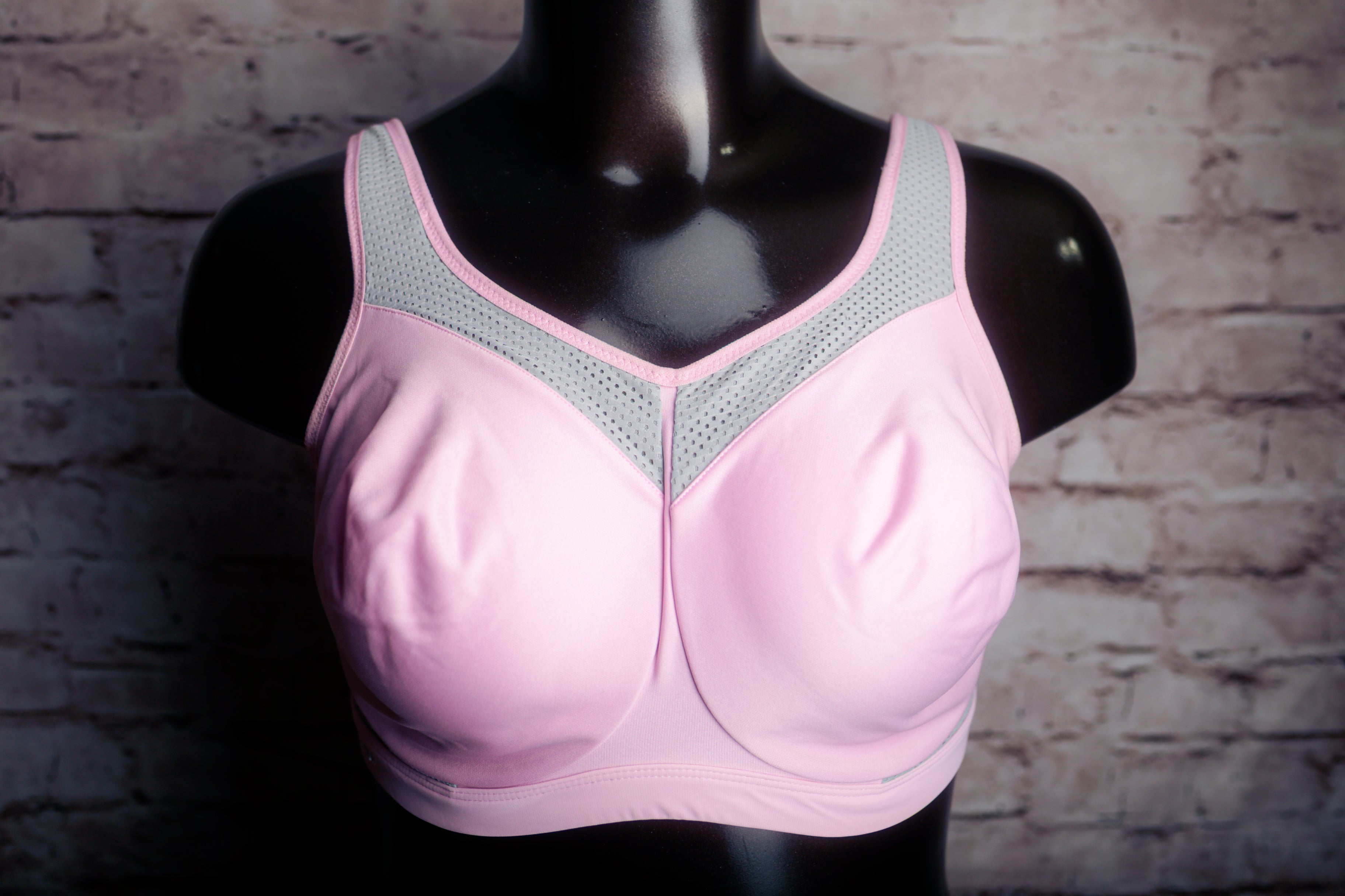 Glamorise US 40G UK 40F Underwire High Impact Sports Bra Pink 9066