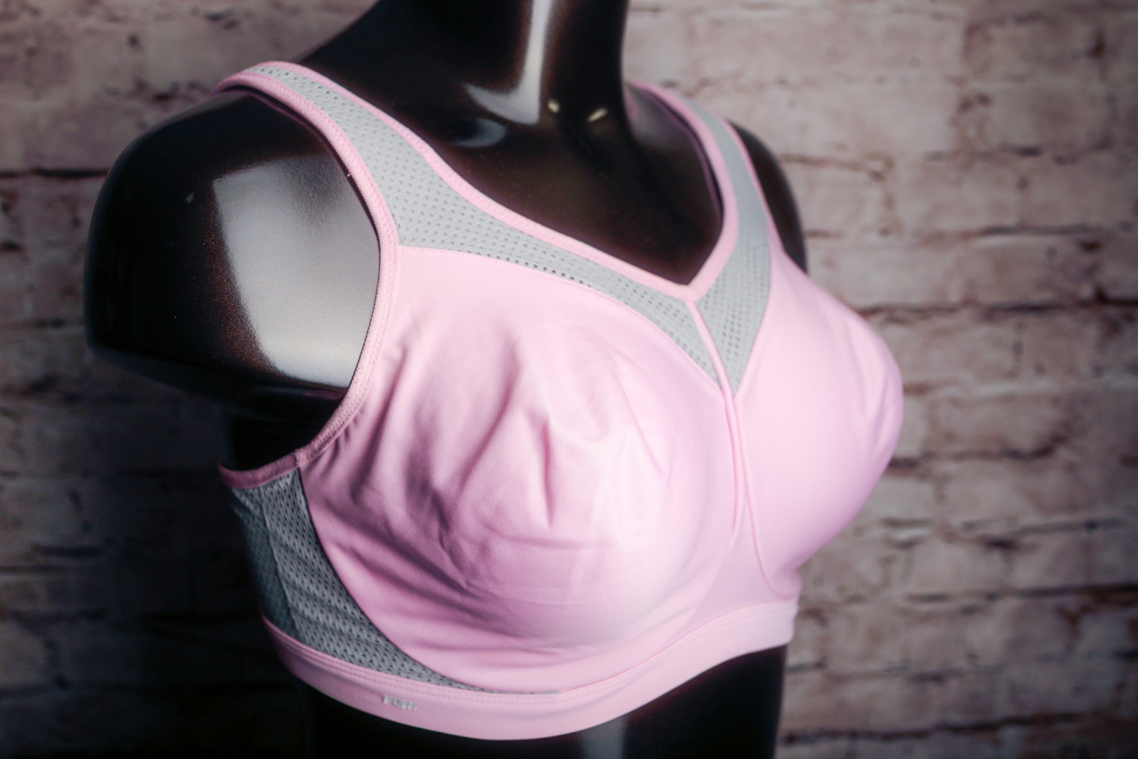 Glamorise US 40G UK 40F Underwire High Impact Sports Bra Pink 9066