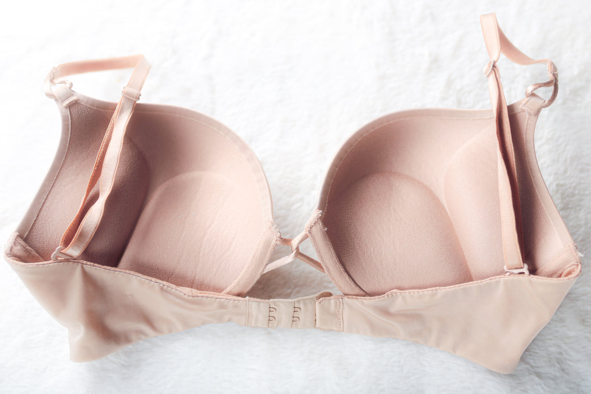 Victoria's Secret Bombshell Plunge Push-up Bra Beige 34C