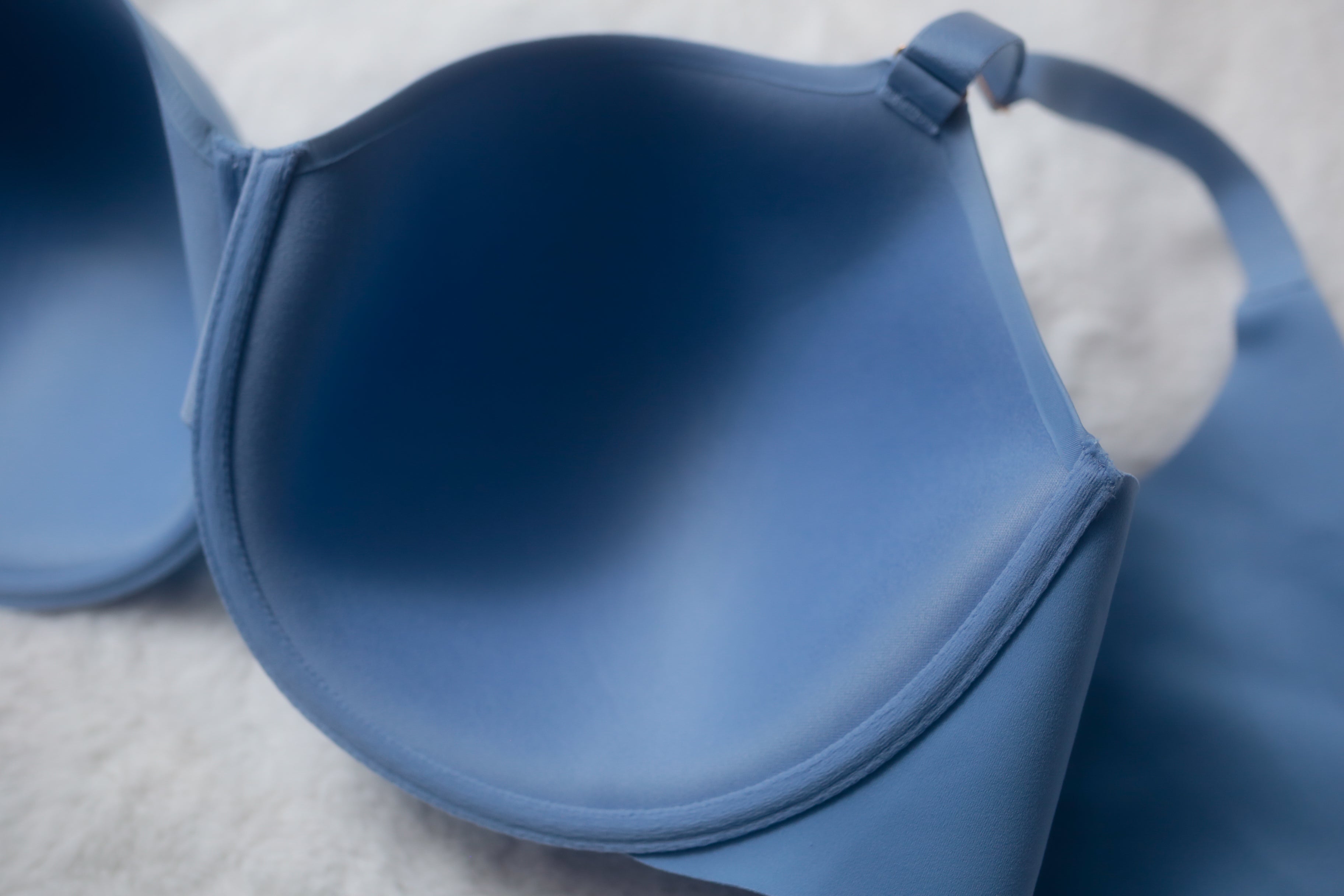 Soma 44DDD Vanishing 360 Perfect Coverage Underwire T-shirt Bra Blue