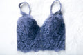 Victoria's Secret Dream Angels Lined Demi Longline Bra Blue 32D