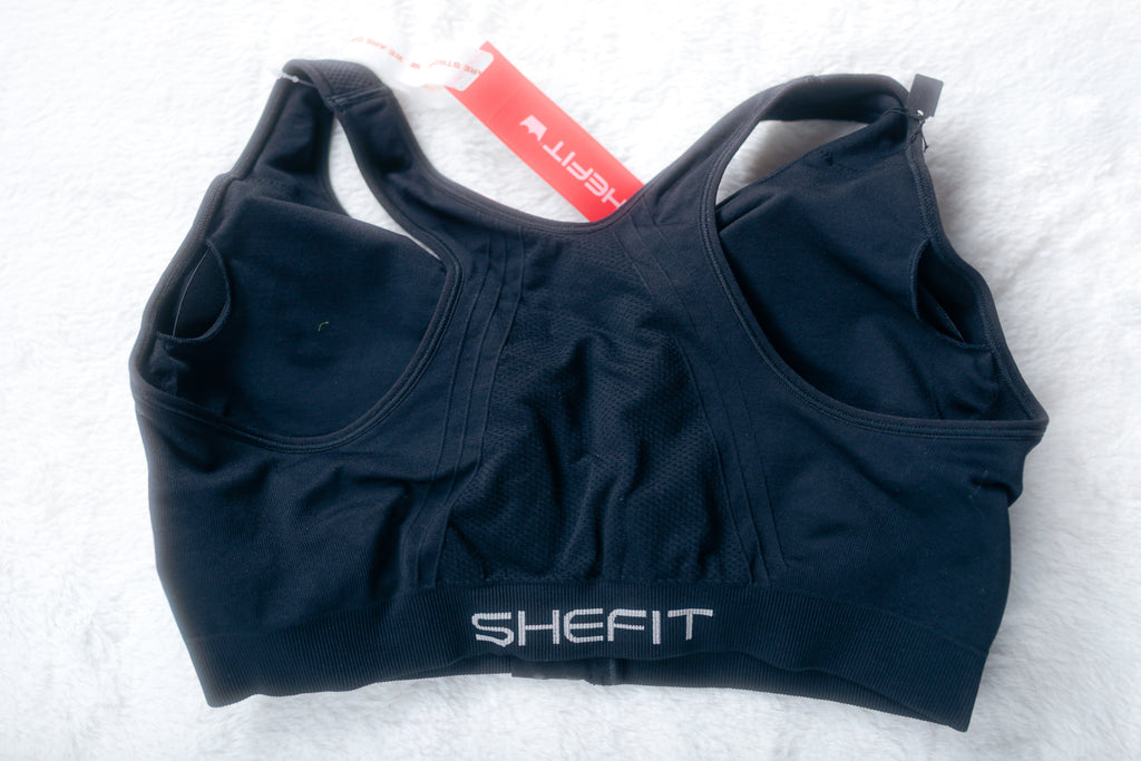 Shefit 2Luxe Lounge Wireless Front-zip Sports Bra Black NEW