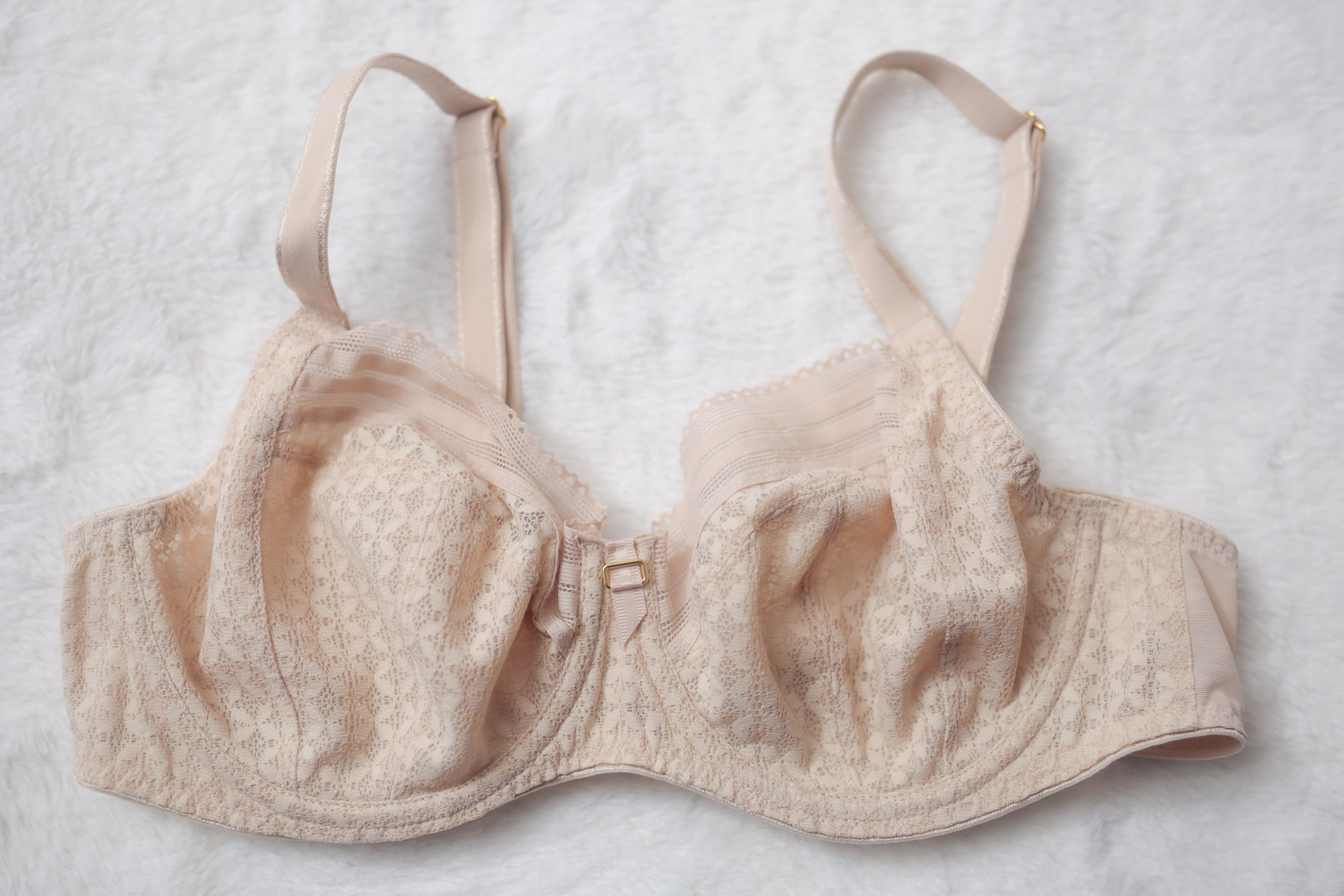 Freya 36D Viva AA5641 Underwire Side-Support Full Coverage Bra Nude