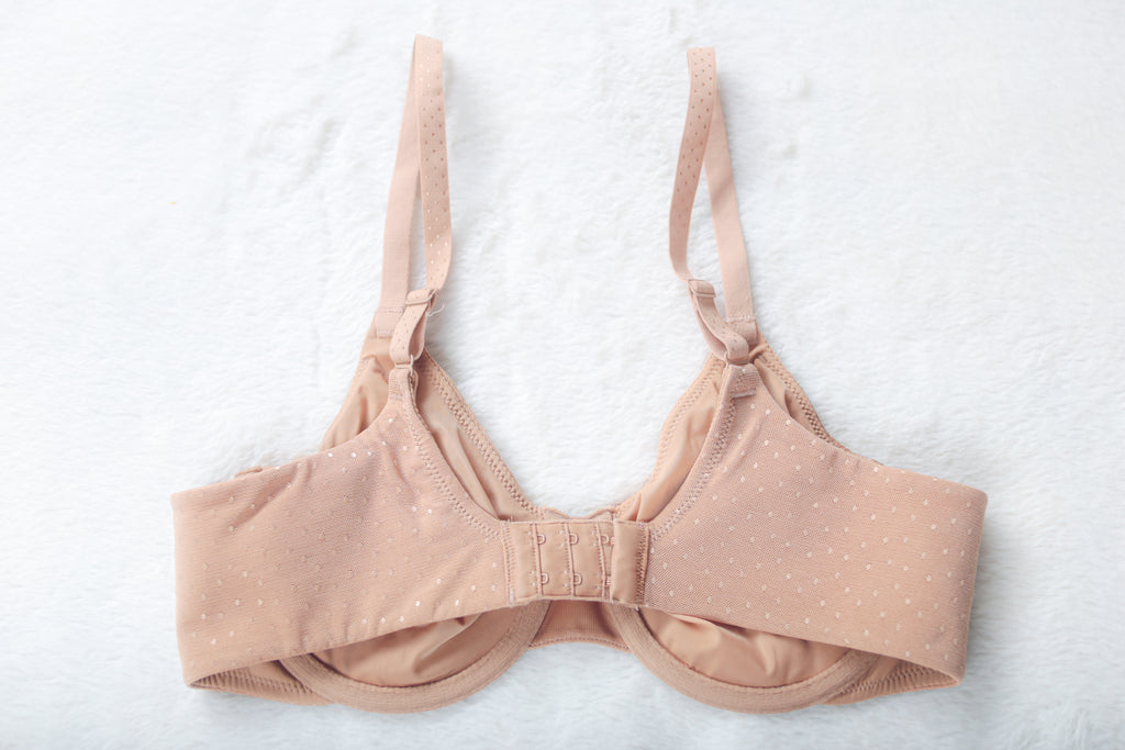 Wacoal Back Appeal 855303 Smoothing Unlined Underwire Bra Beige 34C