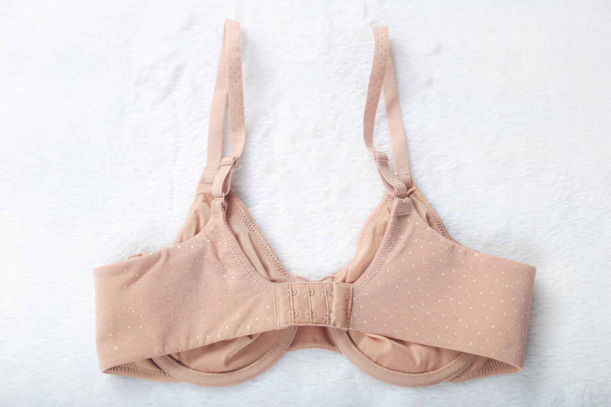 Wacoal Back Appeal 855303 Smoothing Unlined Underwire Bra Beige 34C